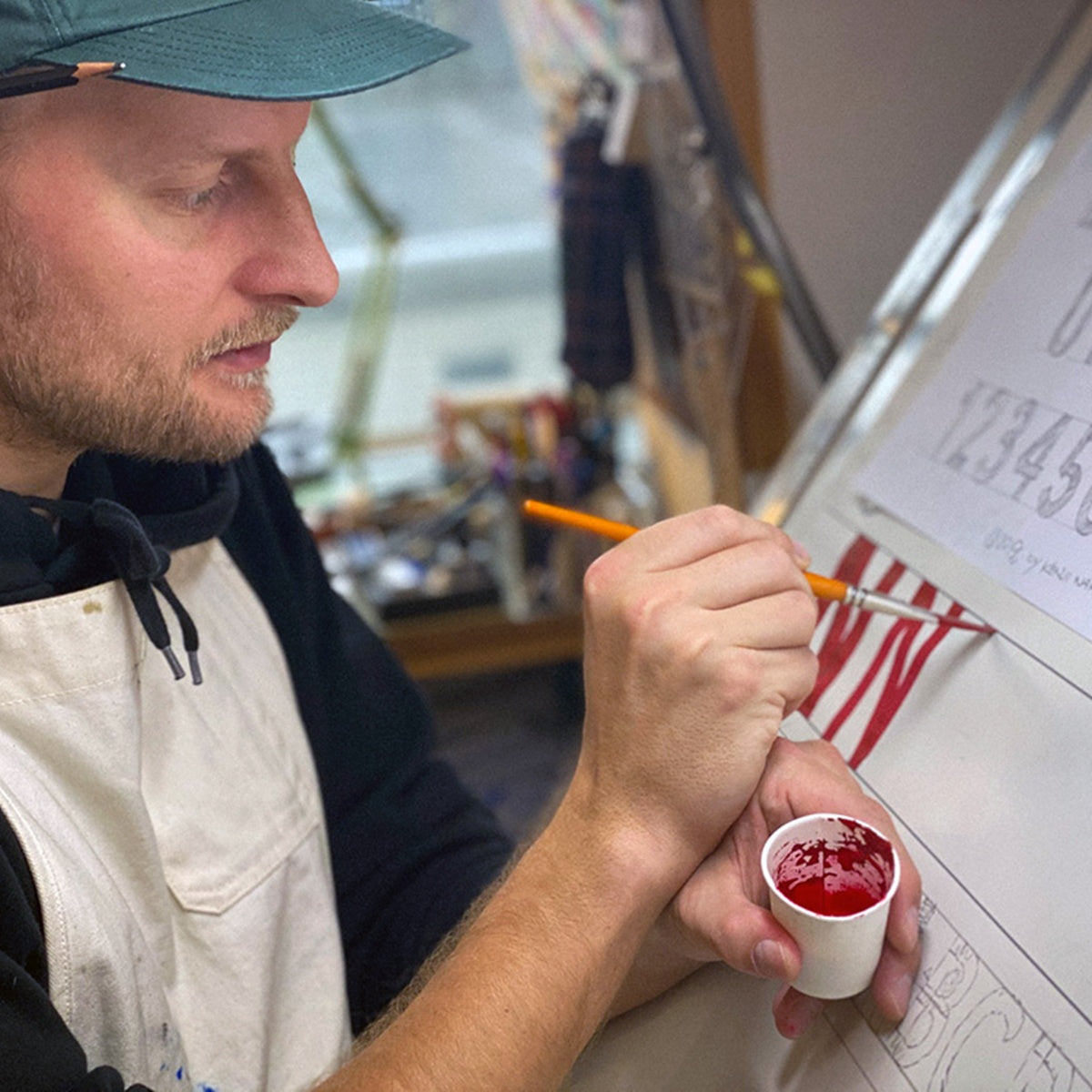 [DAIKANYAMA drawing] Letterboy - Sign painting demonstration 4/11