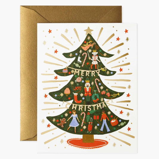 Rifle Paper/Single Card/Nutcracker Tree