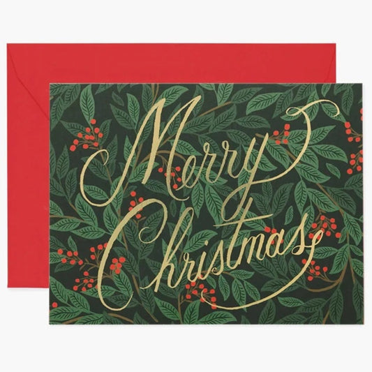 Rifle Paper/Single Card/Willowberry Christmas Card
