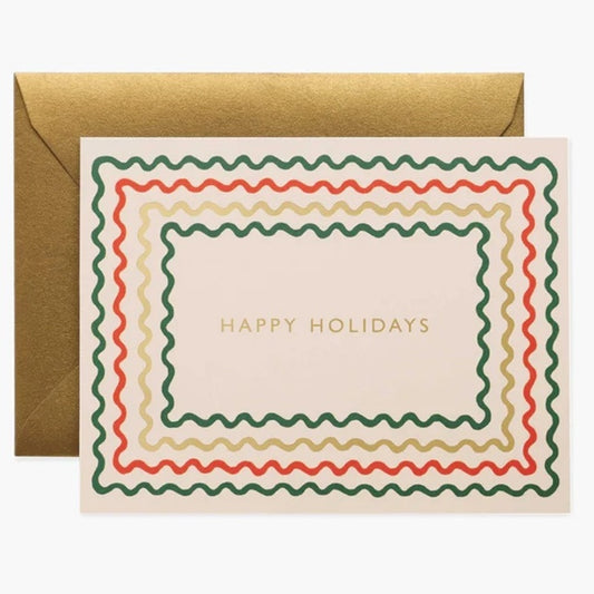 Rifle Paper/Single Card/Holiday Ribbon