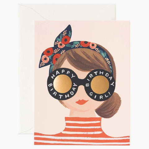 Rifle Paper/Single Card/Birthday Girl