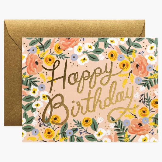 Rifle Paper/シングルカード/Rose Birthday