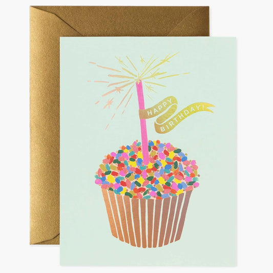 Rifle Paper/シングルカード/Cup Cake Birthday