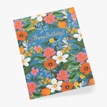 Rifle Paper/Single Card/Orange Birthday