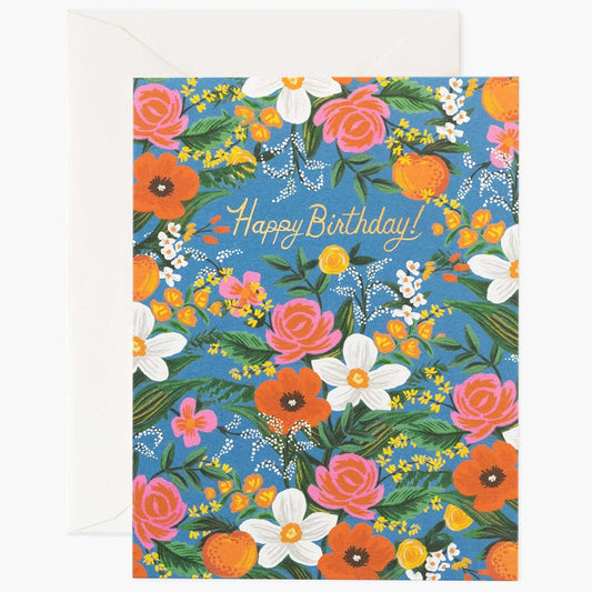 Rifle Paper/シングルカード/Orange Birthday