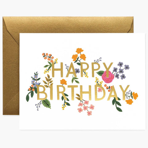 Rifle Paper/Single Card/Wildwood Birthday