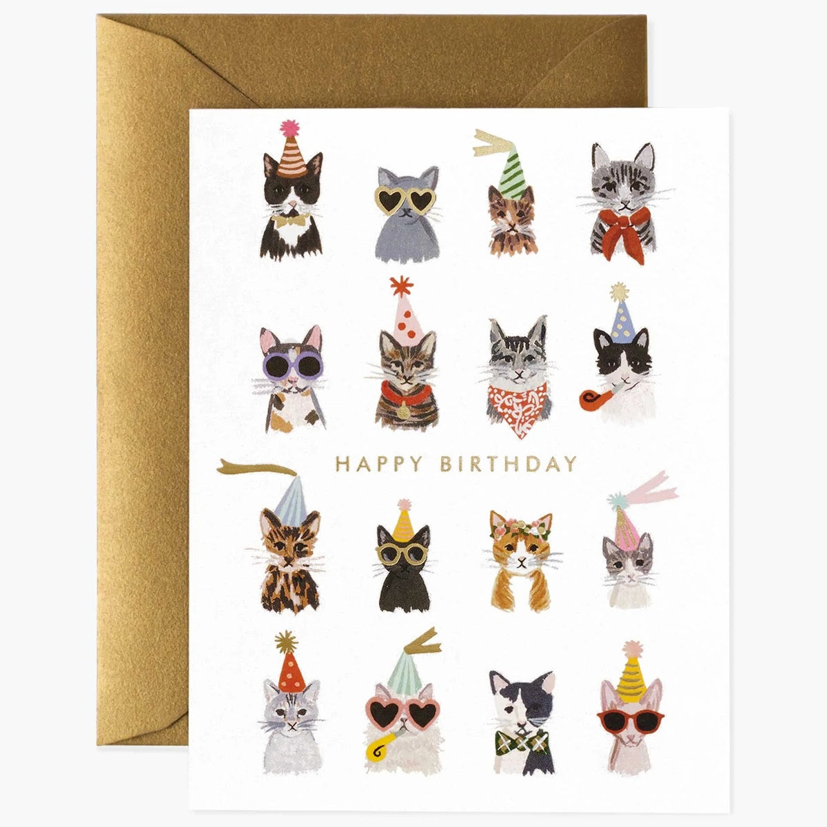 Rifle Paper/Single Card/Cats Birthday