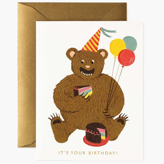 Rifle Paper/シングルカード/Birthday Bear