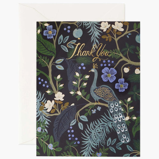 Rifle Paper/シングルカード/Peacock Thank You