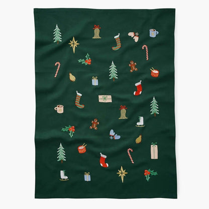 Rifle Paper/Kitchen Cloth/Christmas Icons