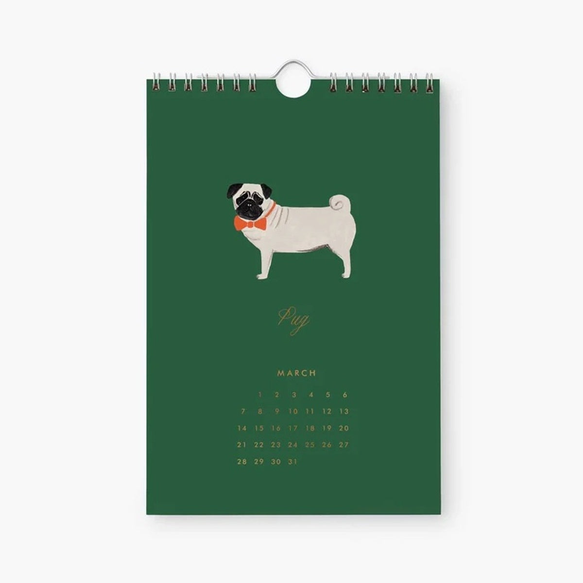 【事前受注販売】Rifle Paper/カレンダー/2027 Kitchen Calendar - Dog of the Month