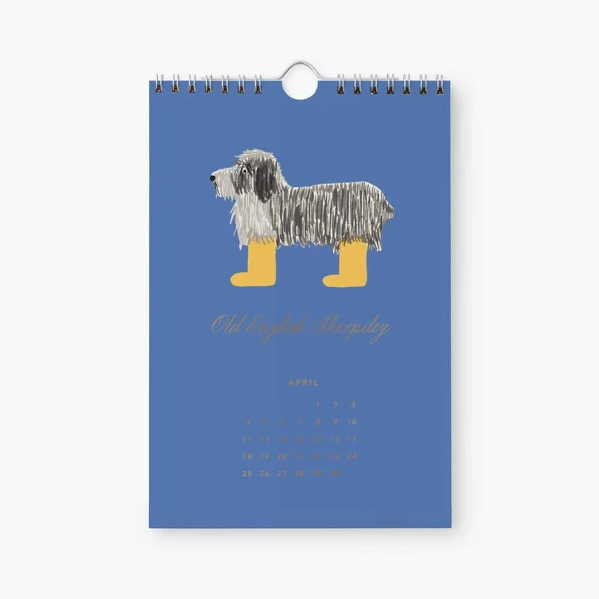 【事前受注販売】Rifle Paper/カレンダー/2027 Kitchen Calendar - Dog of the Month