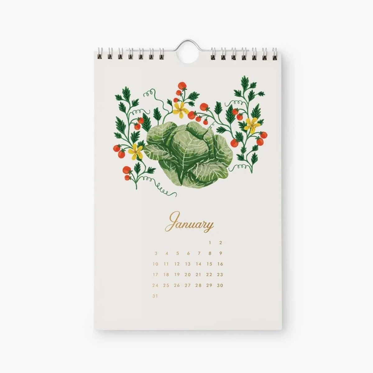 【事前受注販売】Rifle Paper/カレンダー/2027 Kitchen Calendar - Garden Study