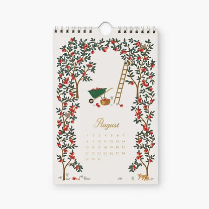 【事前受注販売】Rifle Paper/カレンダー/2027 Kitchen Calendar - Garden Study