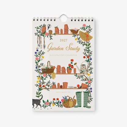【事前受注販売】Rifle Paper/カレンダー/2027 Kitchen Calendar - Garden Study