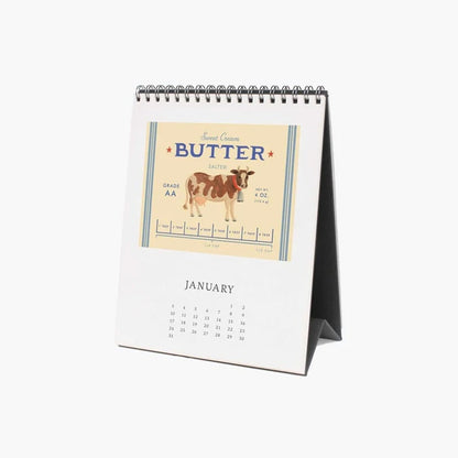 【事前受注販売】Rifle Paper/カレンダー/2027 Desk Calendar - Country Farm