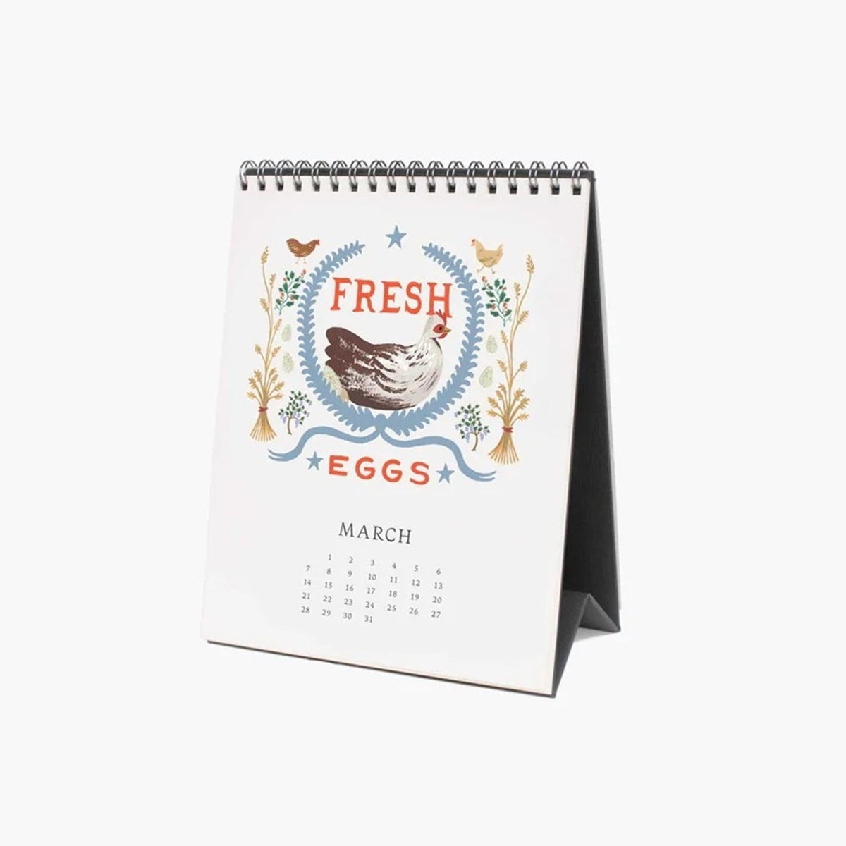 【事前受注販売】Rifle Paper/カレンダー/2027 Desk Calendar - Country Farm