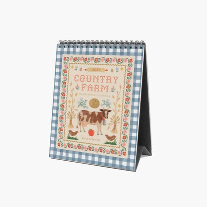 【事前受注販売】Rifle Paper/カレンダー/2027 Desk Calendar - Country Farm