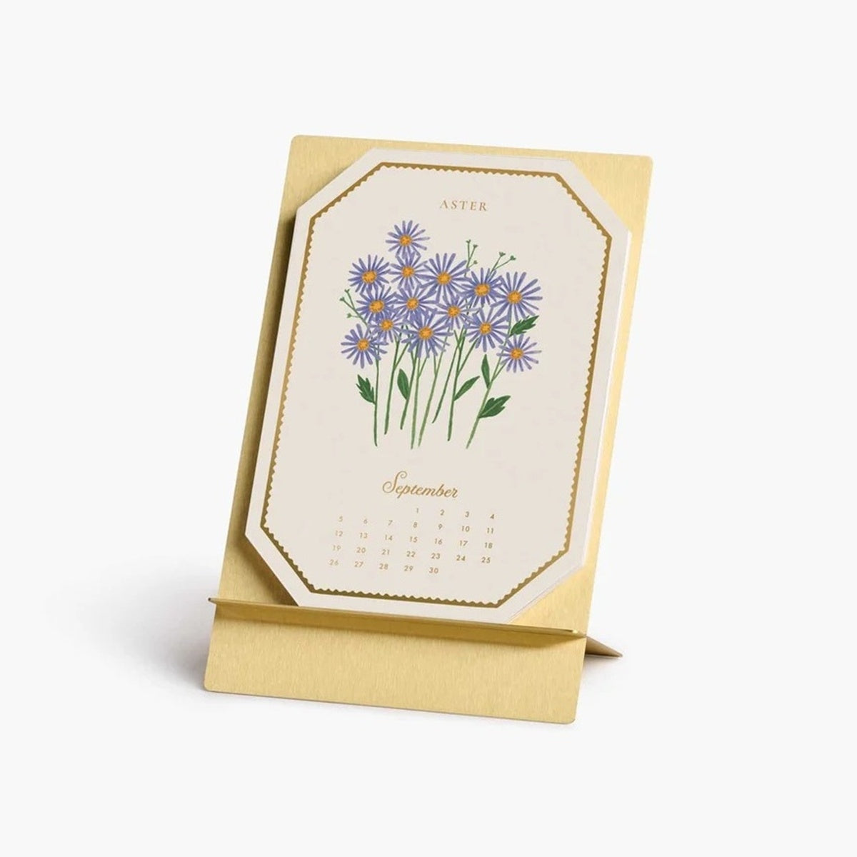 【事前受注販売】2027 Brass Easel Desk Calendar Refill - Birth Month