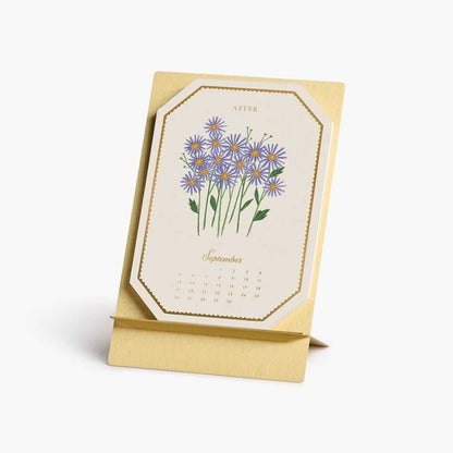 【事前受注販売】2027 Brass Easel Desk Calendar Refill - Birth Month