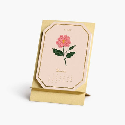 【事前受注販売】2027 Brass Easel Desk Calendar Refill - Birth Month