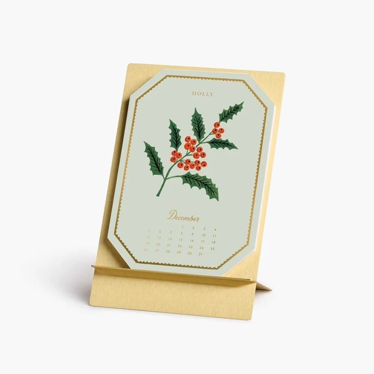【事前受注販売】2027 Brass Easel Desk Calendar Refill - Birth Month