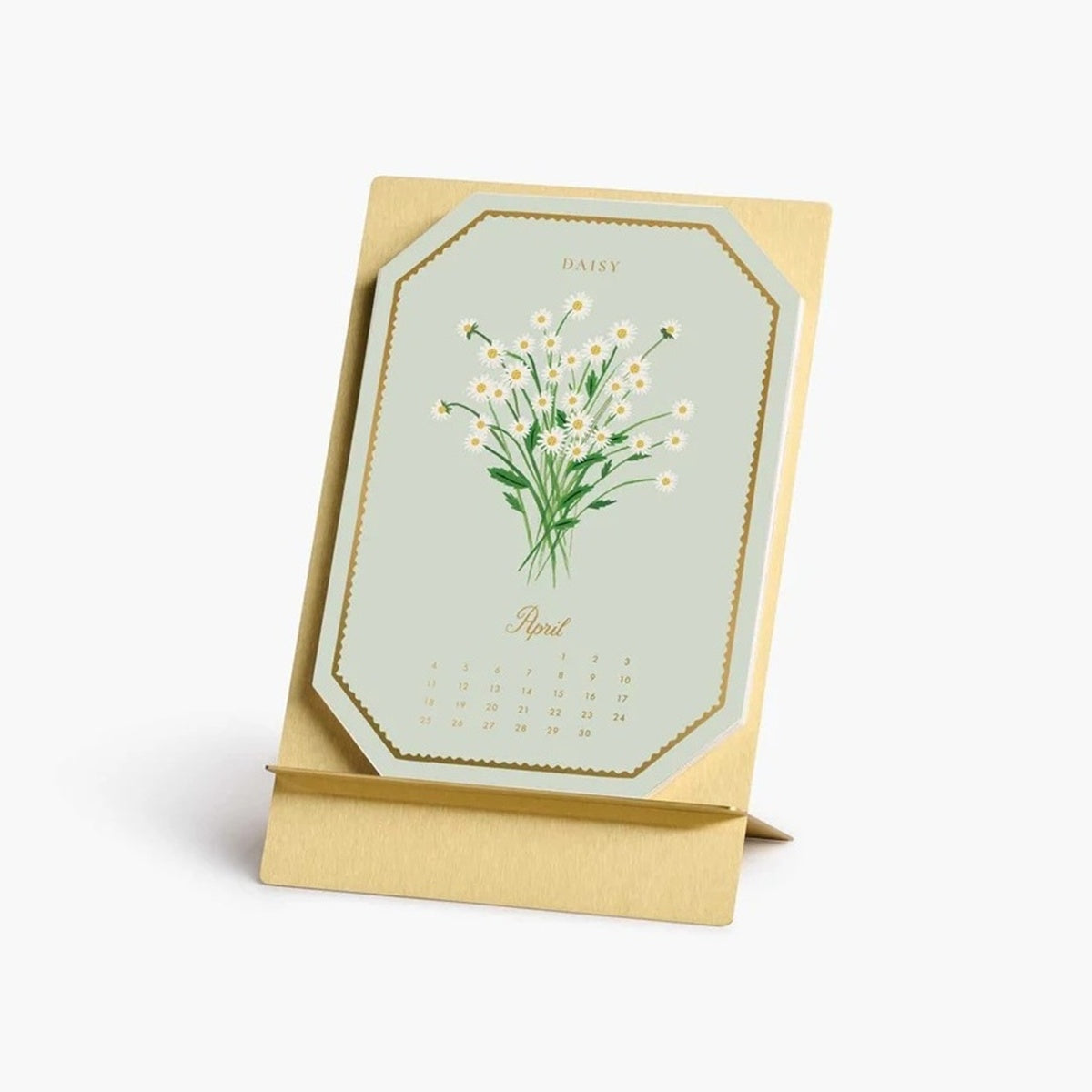 【事前受注販売】2027 Brass Easel Desk Calendar Refill - Birth Month