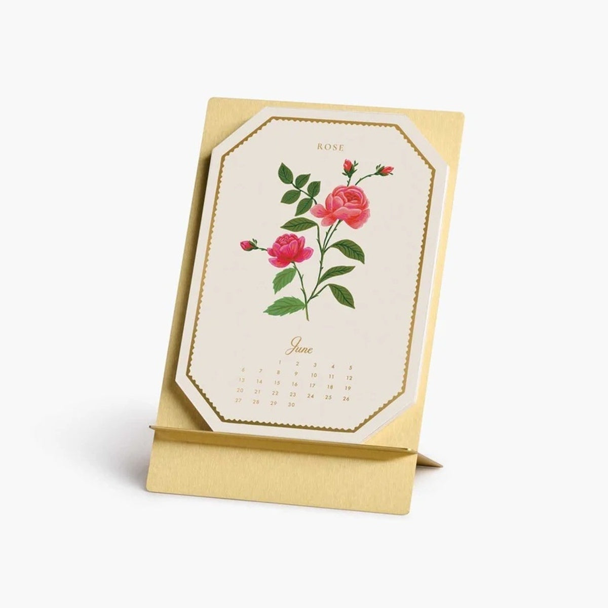 【事前受注販売】2027 Brass Easel Desk Calendar Refill - Birth Month