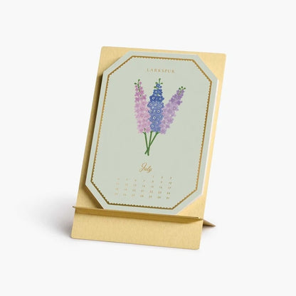 【事前受注販売】2027 Brass Easel Desk Calendar Refill - Birth Month