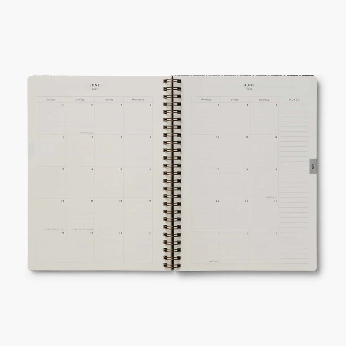 【事前受注販売】Rifle Paper/ダイアリー/2027 12-Month Softcover Spiral Planner - Sage Hydrangea