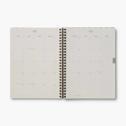 【事前受注販売】Rifle Paper/ダイアリー/2027 12-Month Softcover Spiral Planner - Sage Hydrangea