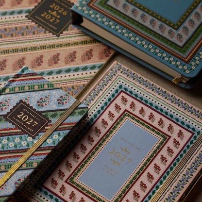 【事前受注販売】Rifle Paper/ダイアリー/2027 12-Month Hardcover Pocket Planner - Paisley