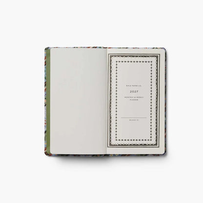 【事前受注販売】Rifle Paper/ダイアリー/2027 12-Month Hardcover Pocket Planner - Paisley