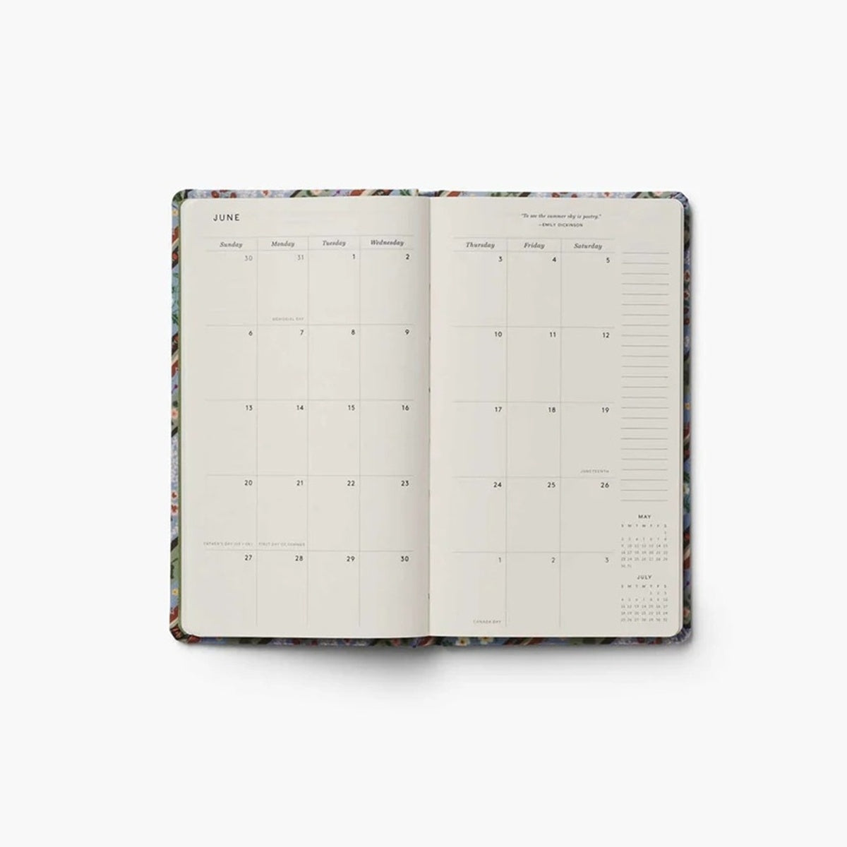 【事前受注販売】Rifle Paper/ダイアリー/2027 12-Month Hardcover Pocket Planner - Paisley