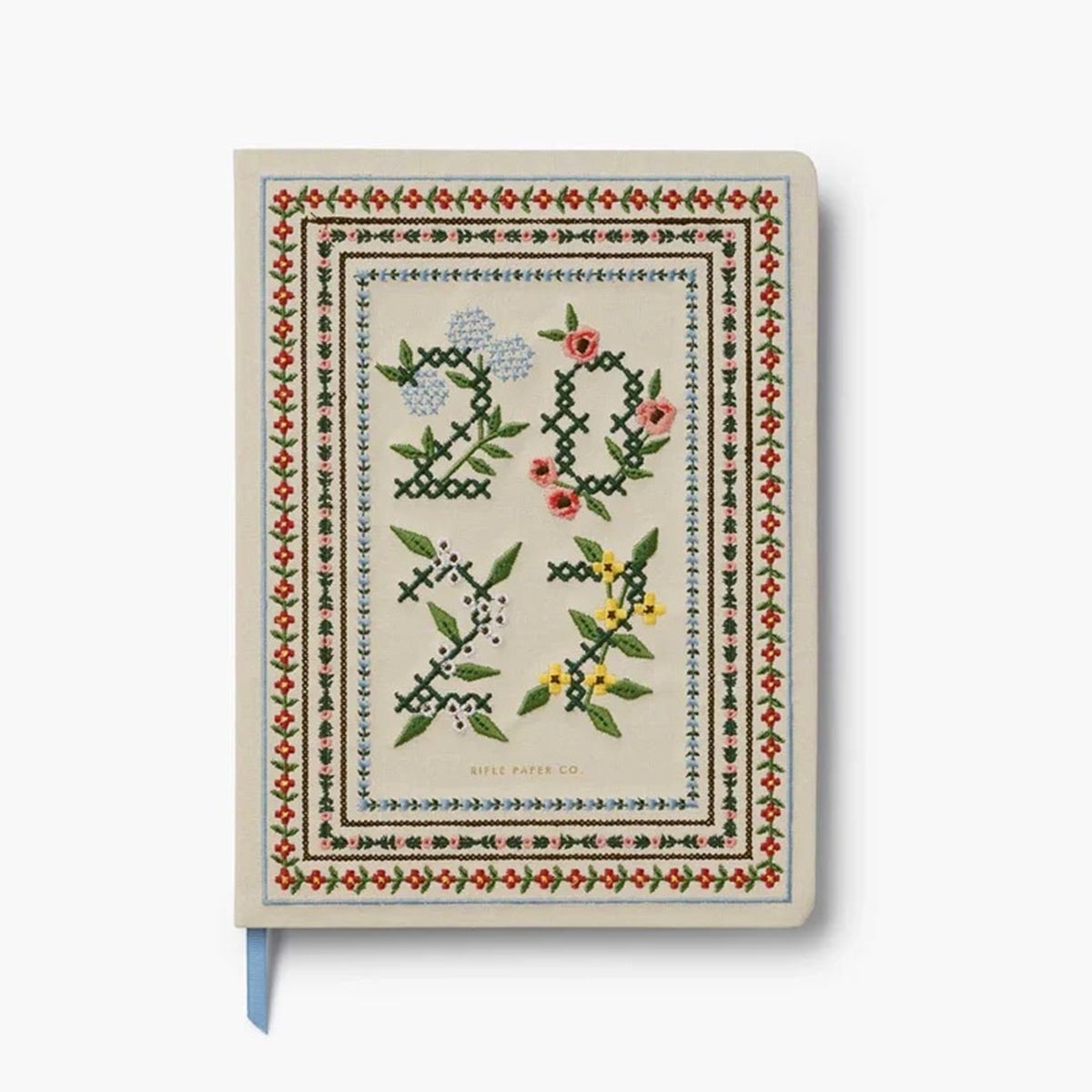 【事前受注販売】Rifle Paper/ダイアリー/2027 12-Month Embroidered Bookbound Planner - Heritage Sampler
