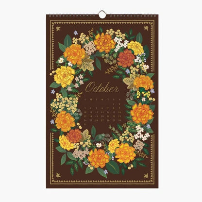 【事前受注販売】Rifle Paper/カレンダー/2027 Wall Calendar - Botanical Garden