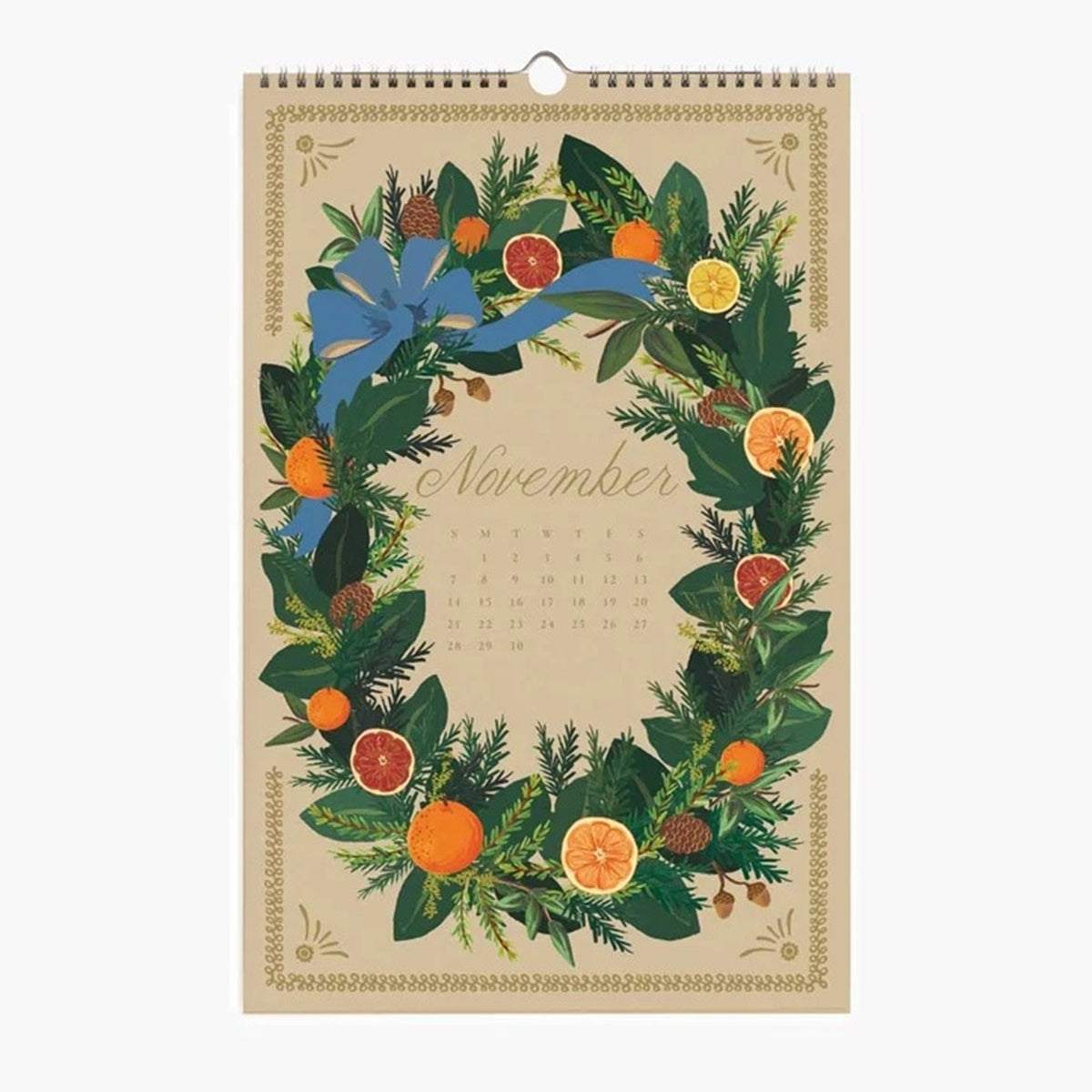 【事前受注販売】Rifle Paper/カレンダー/2027 Wall Calendar - Botanical Garden