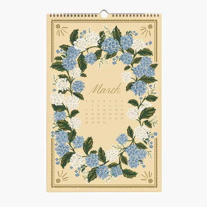 【事前受注販売】Rifle Paper/カレンダー/2027 Wall Calendar - Botanical Garden