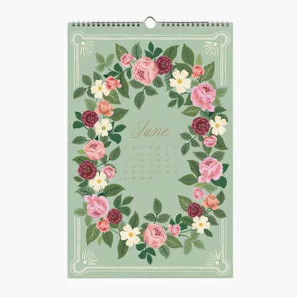 【事前受注販売】Rifle Paper/カレンダー/2027 Wall Calendar - Botanical Garden