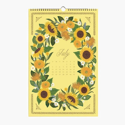 【事前受注販売】Rifle Paper/カレンダー/2027 Wall Calendar - Botanical Garden