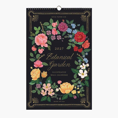【事前受注販売】Rifle Paper/カレンダー/2027 Wall Calendar - Botanical Garden