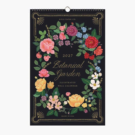 【事前受注販売】Rifle Paper/カレンダー/2027 Wall Calendar - Botanical Garden
