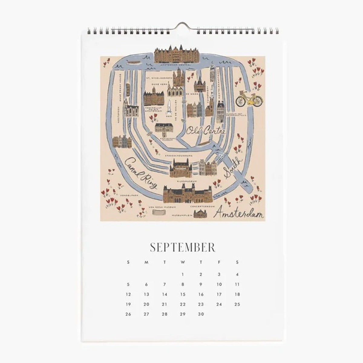 【事前受注販売】Rifle Paper/カレンダー/2027 Wall Calendar - Travel Sketches
