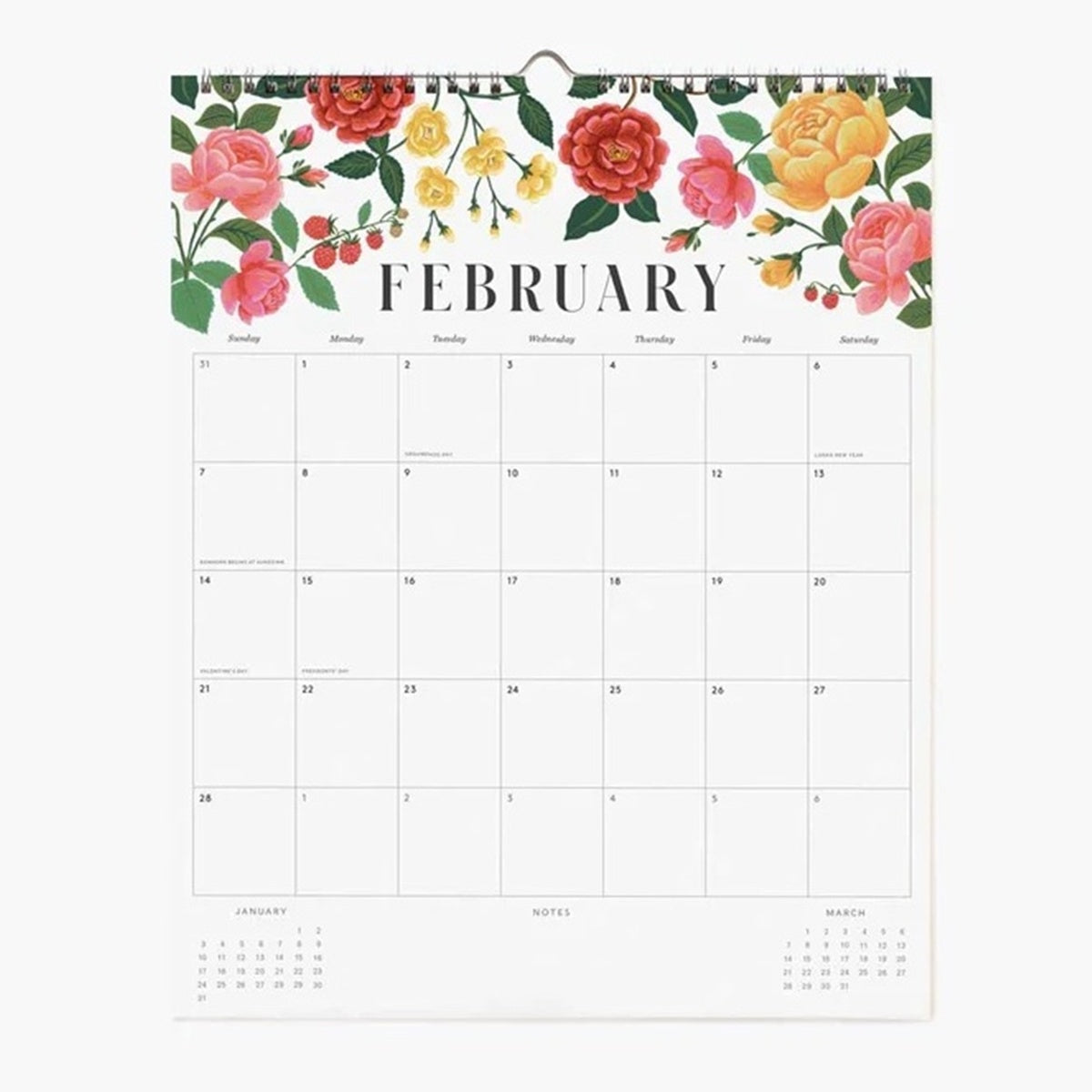 【事前受注販売】Rifle Paper/カレンダー/2027 Appointment Calendar - Floral