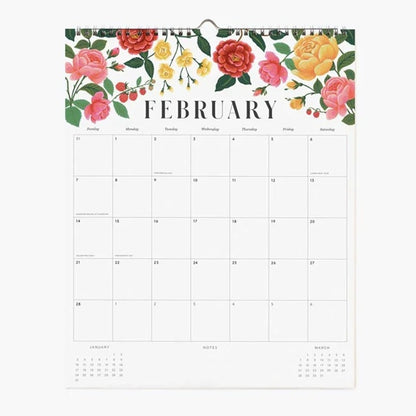 【事前受注販売】Rifle Paper/カレンダー/2027 Appointment Calendar - Floral