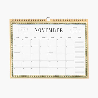 【事前受注販売】Rifle Paper/カレンダー/2027 Appointment Calendar - Paisley