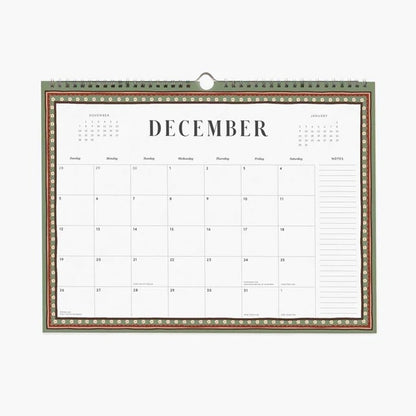 【事前受注販売】Rifle Paper/カレンダー/2027 Appointment Calendar - Paisley