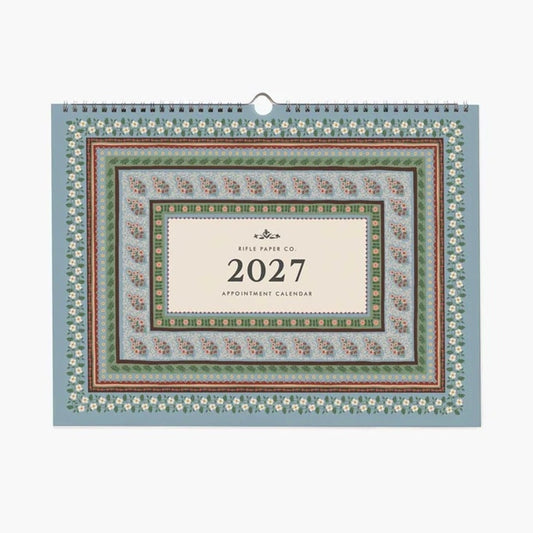【事前受注販売】Rifle Paper/カレンダー/2027 Appointment Calendar - Paisley