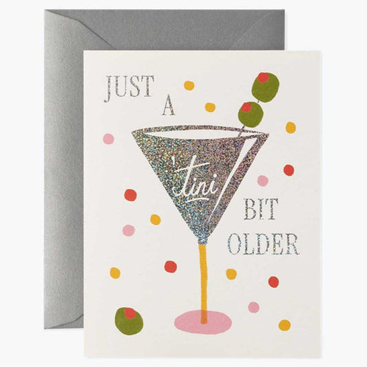 Rifle Paper/シングルカード/Just a 'Tini Bit Older Birthday