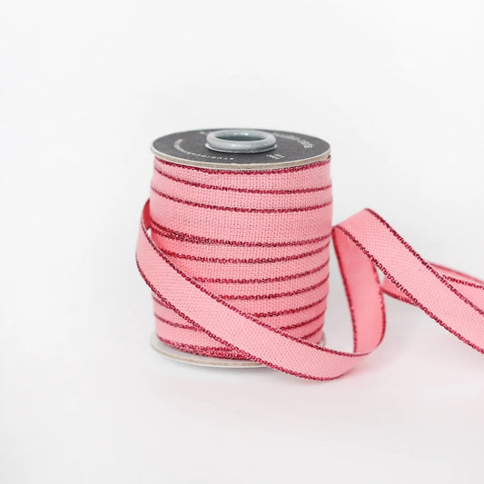 Studio Carta/Drittofilo Cotton Ribbon - Blossom/Berry